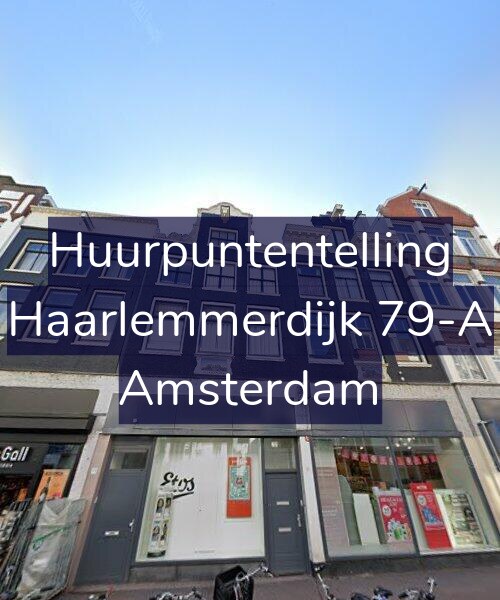 Foto gevel Huurpuntentelling voor Haarlemmerdijk 79-A, Amsterdam