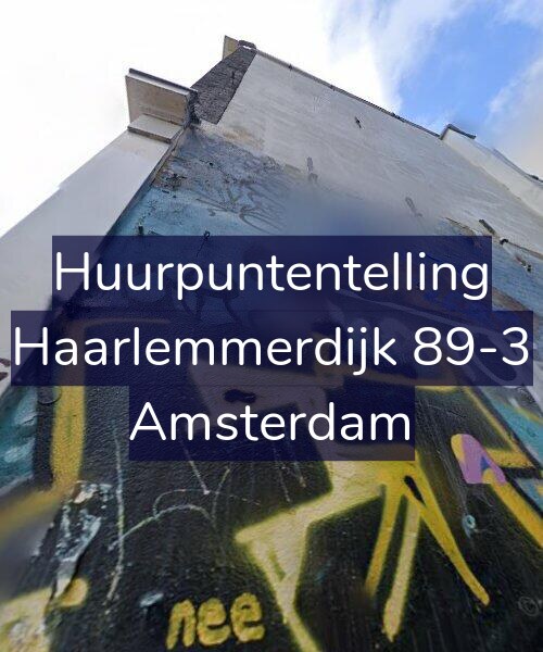 Foto gevel Huurpuntentelling voor Haarlemmerdijk 89-3, Amsterdam
