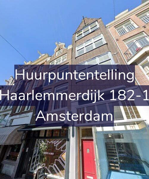 Foto gevel Huurpuntentelling voor Haarlemmerdijk 182-1, Amsterdam