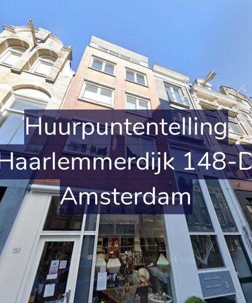 Foto gevel Huurpuntentelling voor Haarlemmerdijk 148-D, Amsterdam