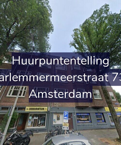 Foto gevel Huurpuntentelling voor Haarlemmermeerstraat 73-1, Amsterdam