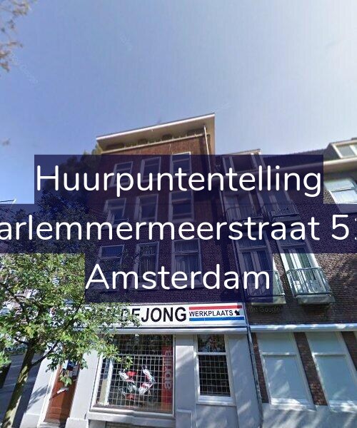 Foto gevel Huurpuntentelling voor Haarlemmermeerstraat 51-1, Amsterdam