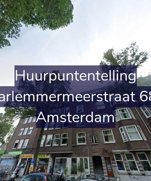 Foto gevel Huurpuntentelling voor Haarlemmermeerstraat 68-2, Amsterdam