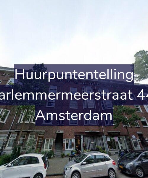 Foto gevel Huurpuntentelling voor Haarlemmermeerstraat 44-1, Amsterdam