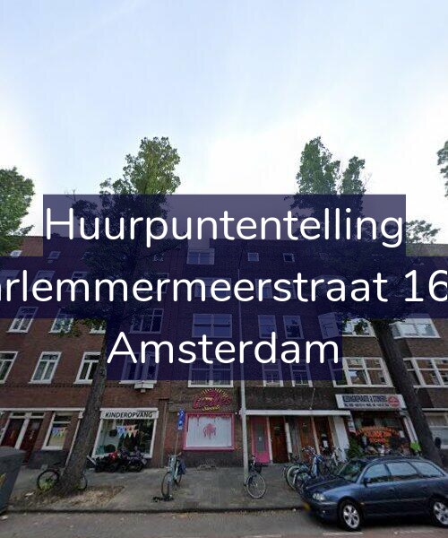 Foto gevel Huurpuntentelling voor Haarlemmermeerstraat 164-2, Amsterdam