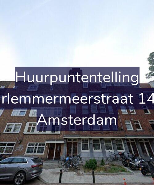 Foto gevel Huurpuntentelling voor Haarlemmermeerstraat 146-1, Amsterdam