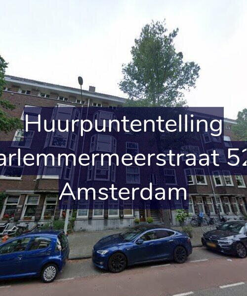 Foto gevel Huurpuntentelling voor Haarlemmermeerstraat 52-H, Amsterdam
