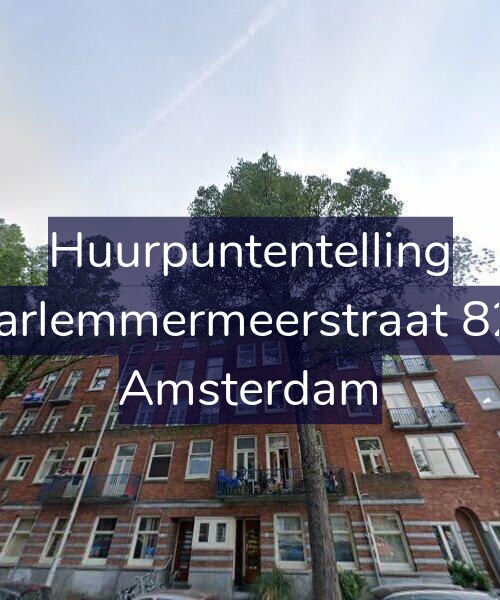 Foto gevel Huurpuntentelling voor Haarlemmermeerstraat 82-3, Amsterdam