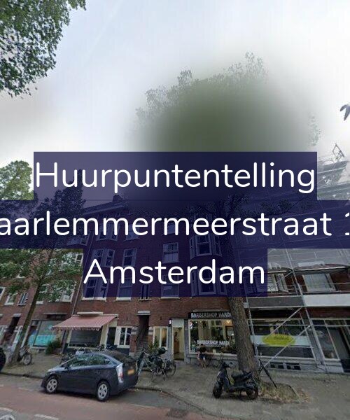 Foto gevel Huurpuntentelling voor Haarlemmermeerstraat 18, Amsterdam