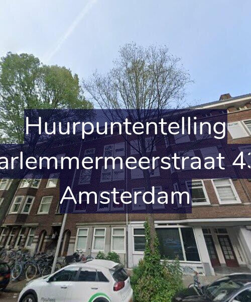 Foto gevel Huurpuntentelling voor Haarlemmermeerstraat 43-1, Amsterdam