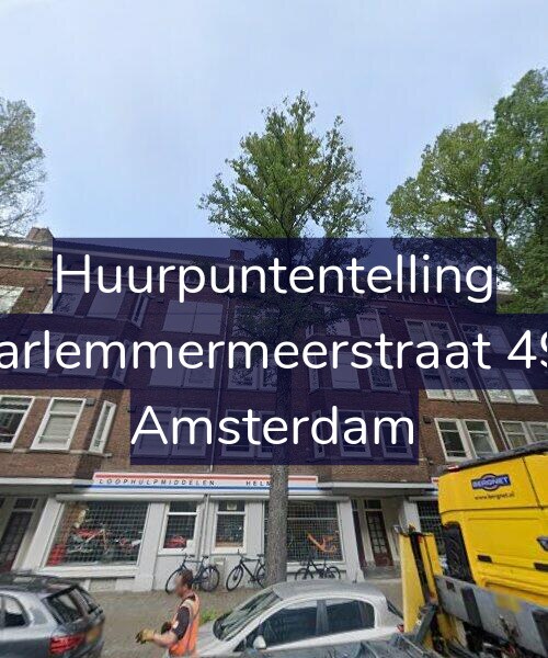 Foto gevel Huurpuntentelling voor Haarlemmermeerstraat 49-1, Amsterdam