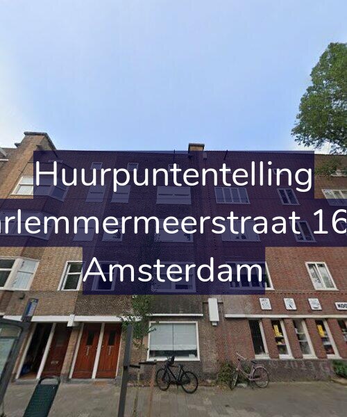 Foto gevel Huurpuntentelling voor Haarlemmermeerstraat 165-1, Amsterdam