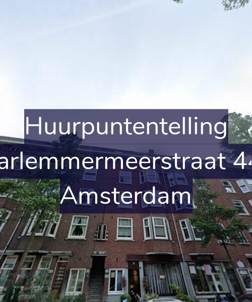 Foto gevel Huurpuntentelling voor Haarlemmermeerstraat 44-2, Amsterdam