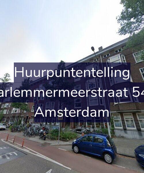 Foto gevel Huurpuntentelling voor Haarlemmermeerstraat 54-H, Amsterdam
