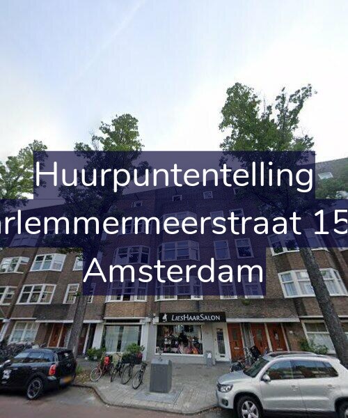 Foto gevel Huurpuntentelling voor Haarlemmermeerstraat 156-2, Amsterdam