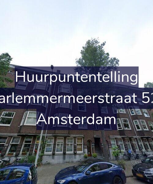 Foto gevel Huurpuntentelling voor Haarlemmermeerstraat 52-1, Amsterdam