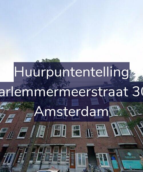 Foto gevel Huurpuntentelling voor Haarlemmermeerstraat 30-2, Amsterdam