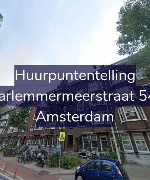 Foto gevel Huurpuntentelling voor Haarlemmermeerstraat 54-1, Amsterdam