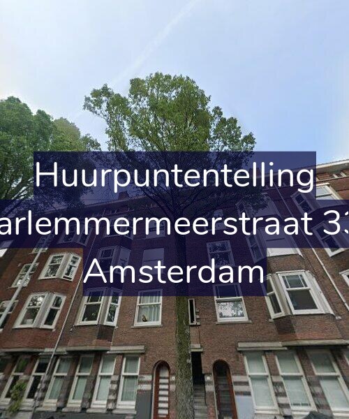 Foto gevel Huurpuntentelling voor Haarlemmermeerstraat 33-2, Amsterdam