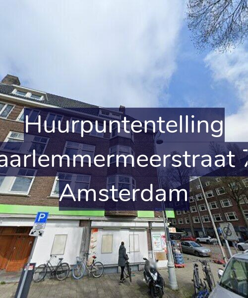 Foto gevel Huurpuntentelling voor Haarlemmermeerstraat 76, Amsterdam