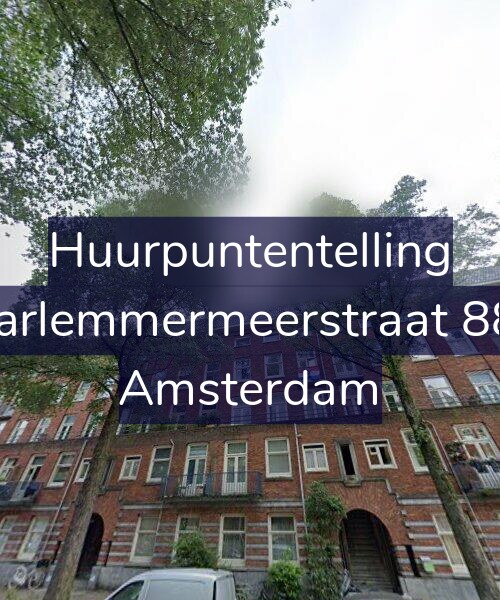 Foto gevel Huurpuntentelling voor Haarlemmermeerstraat 88-2, Amsterdam