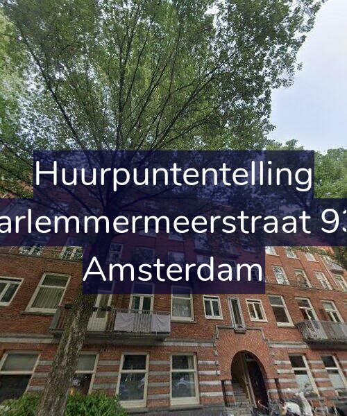 Foto gevel Huurpuntentelling voor Haarlemmermeerstraat 93-2, Amsterdam