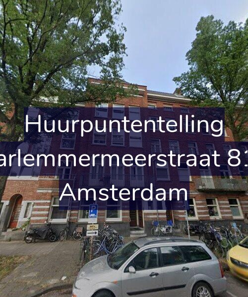 Foto gevel Huurpuntentelling voor Haarlemmermeerstraat 81-H, Amsterdam