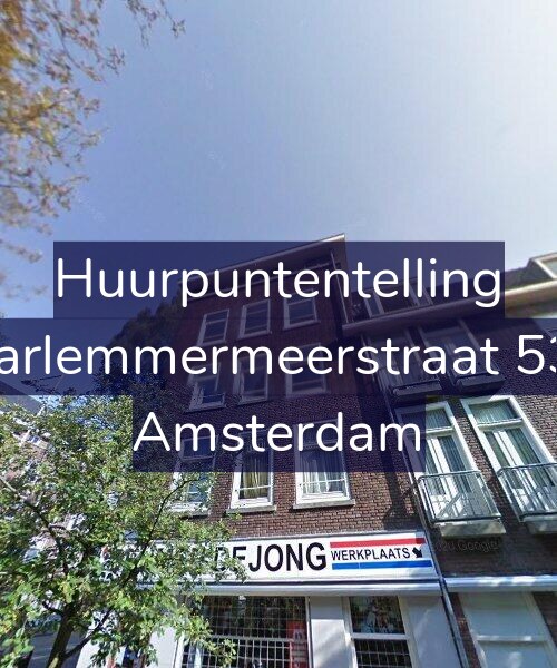 Foto gevel Huurpuntentelling voor Haarlemmermeerstraat 53-2, Amsterdam