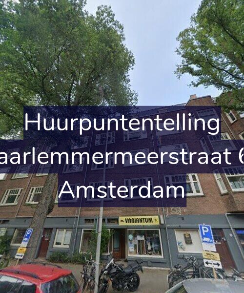 Foto gevel Huurpuntentelling voor Haarlemmermeerstraat 69, Amsterdam