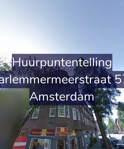 Foto gevel Huurpuntentelling voor Haarlemmermeerstraat 57-2, Amsterdam