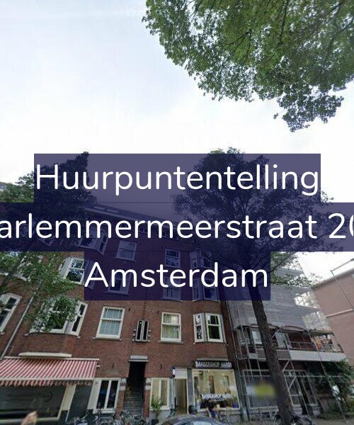 Foto gevel Huurpuntentelling voor Haarlemmermeerstraat 20-3, Amsterdam