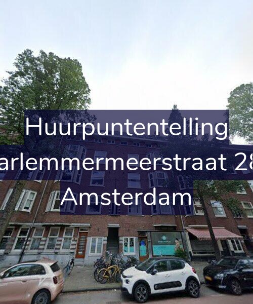 Foto gevel Huurpuntentelling voor Haarlemmermeerstraat 28-1, Amsterdam