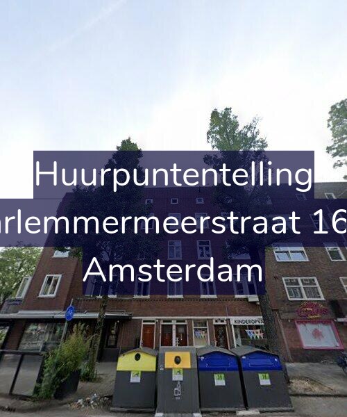Foto gevel Huurpuntentelling voor Haarlemmermeerstraat 168-3, Amsterdam