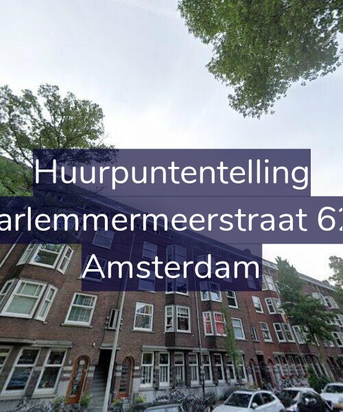 Foto gevel Huurpuntentelling voor Haarlemmermeerstraat 62-2, Amsterdam
