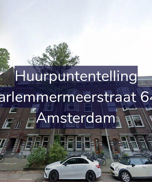 Foto gevel Huurpuntentelling voor Haarlemmermeerstraat 64-1, Amsterdam