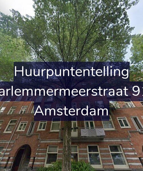Foto gevel Huurpuntentelling voor Haarlemmermeerstraat 91-3, Amsterdam