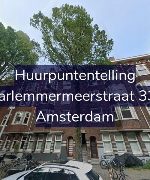 Foto gevel Huurpuntentelling voor Haarlemmermeerstraat 33-1, Amsterdam