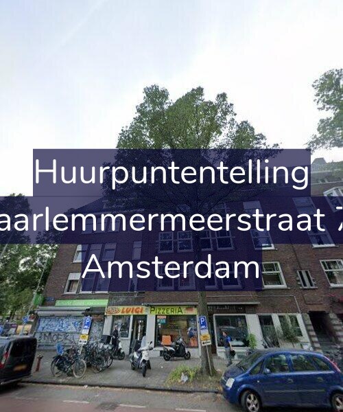 Foto gevel Huurpuntentelling voor Haarlemmermeerstraat 72, Amsterdam