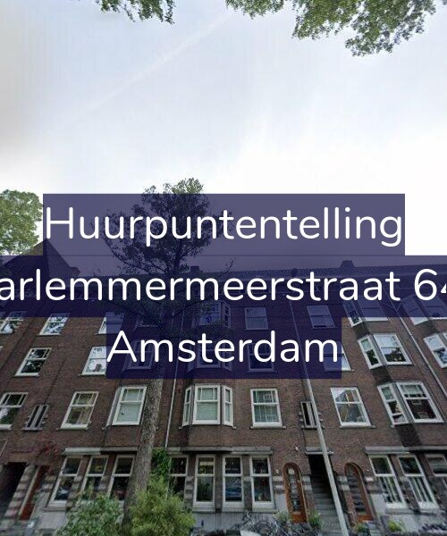 Foto gevel Huurpuntentelling voor Haarlemmermeerstraat 64-2, Amsterdam