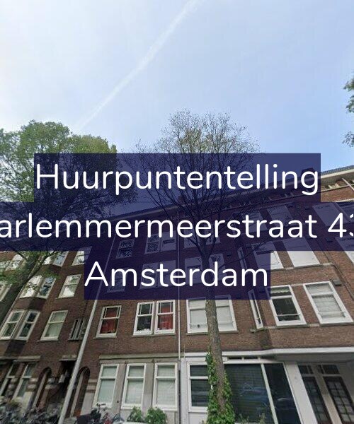 Foto gevel Huurpuntentelling voor Haarlemmermeerstraat 43-3, Amsterdam