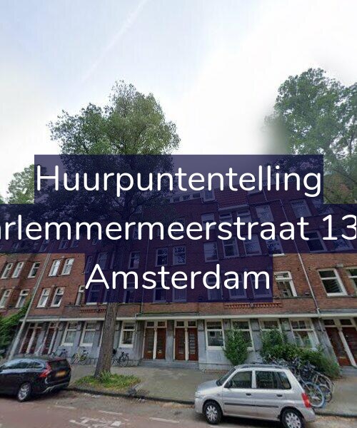 Foto gevel Huurpuntentelling voor Haarlemmermeerstraat 134-1, Amsterdam