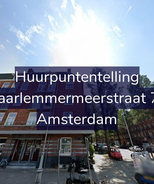 Foto gevel Huurpuntentelling voor Haarlemmermeerstraat 79, Amsterdam