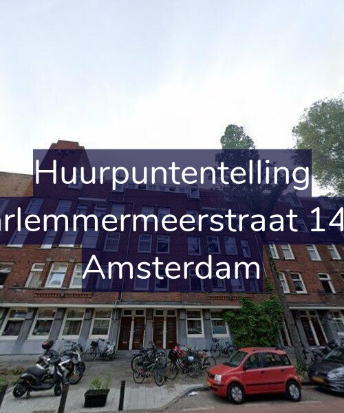 Foto gevel Huurpuntentelling voor Haarlemmermeerstraat 142-1, Amsterdam