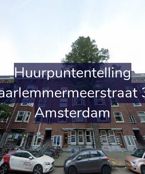 Foto gevel Huurpuntentelling voor Haarlemmermeerstraat 34, Amsterdam