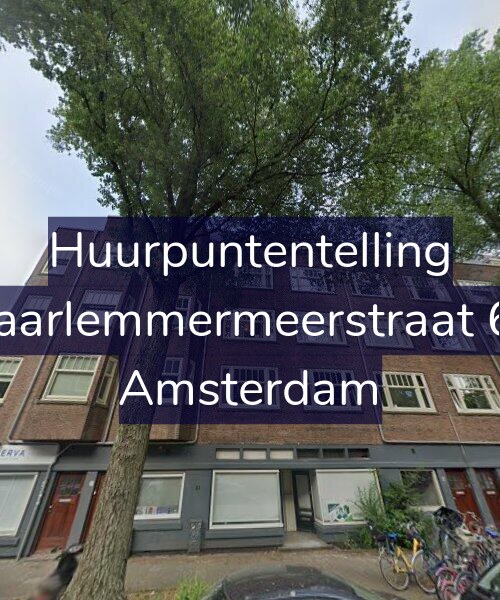 Foto gevel Huurpuntentelling voor Haarlemmermeerstraat 61, Amsterdam