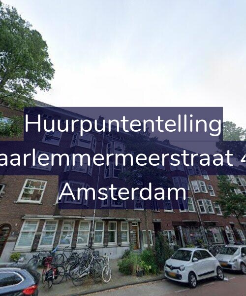 Foto gevel Huurpuntentelling voor Haarlemmermeerstraat 48, Amsterdam