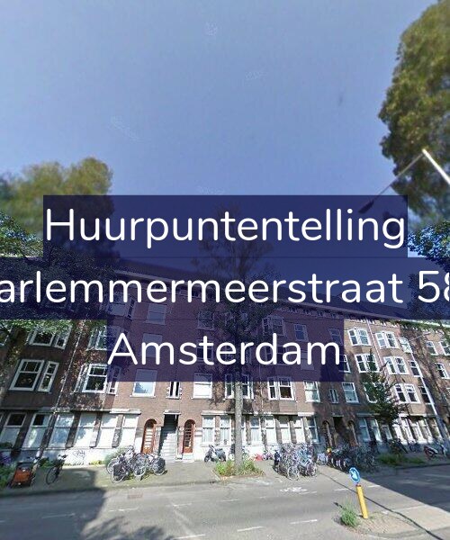 Foto gevel Huurpuntentelling voor Haarlemmermeerstraat 58-3, Amsterdam