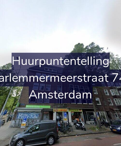 Foto gevel Huurpuntentelling voor Haarlemmermeerstraat 74-1, Amsterdam