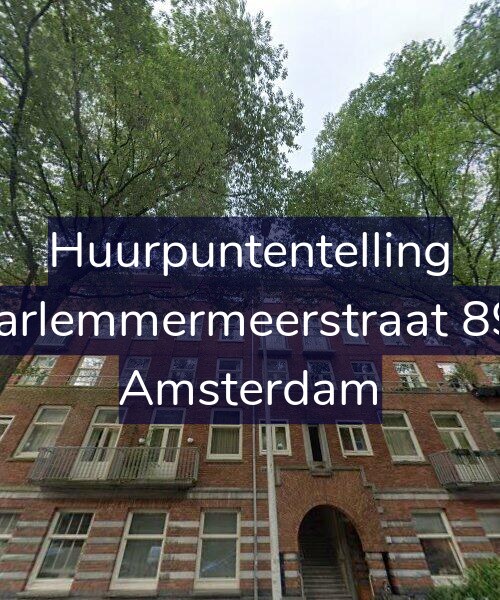 Foto gevel Huurpuntentelling voor Haarlemmermeerstraat 89-2, Amsterdam