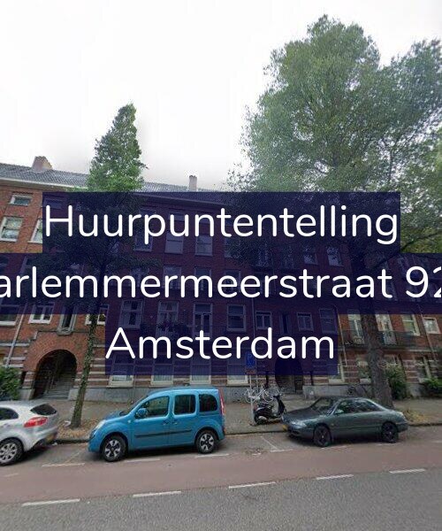 Foto gevel Huurpuntentelling voor Haarlemmermeerstraat 92-H, Amsterdam